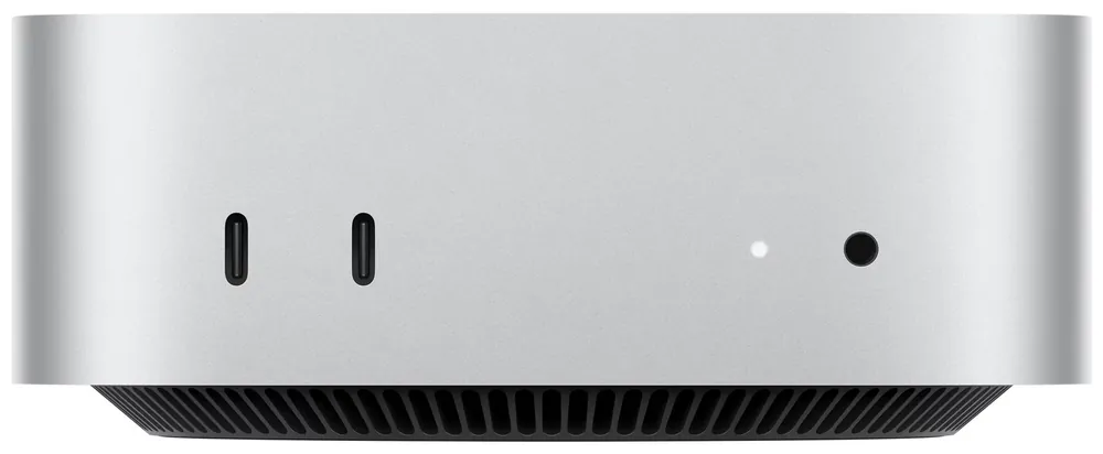 Apple Mac mini M4 — вид спереди