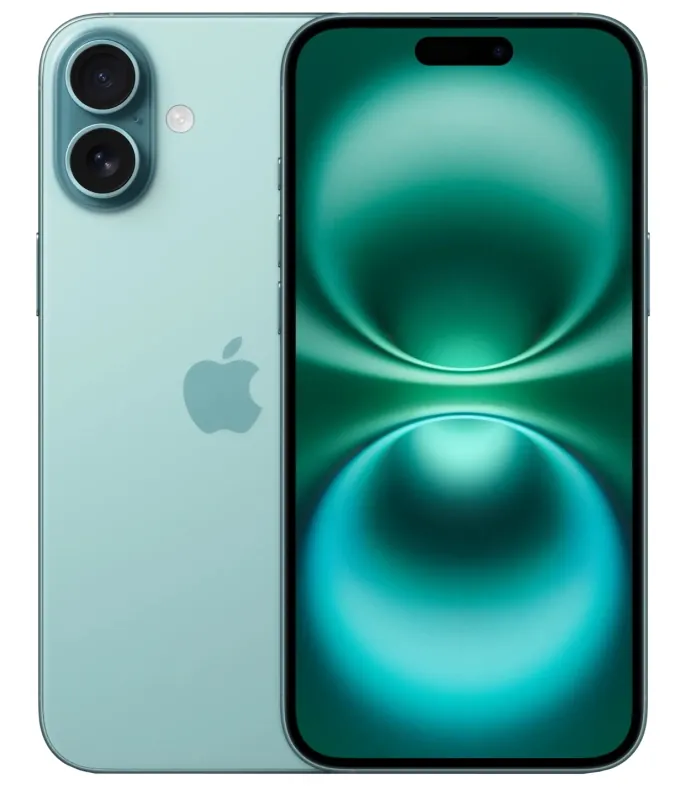 Apple iPhone 16 — вид спереди