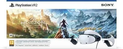 Sony PlayStation VR2 с игрой Horizon Call of the Mountain — вид спереди
