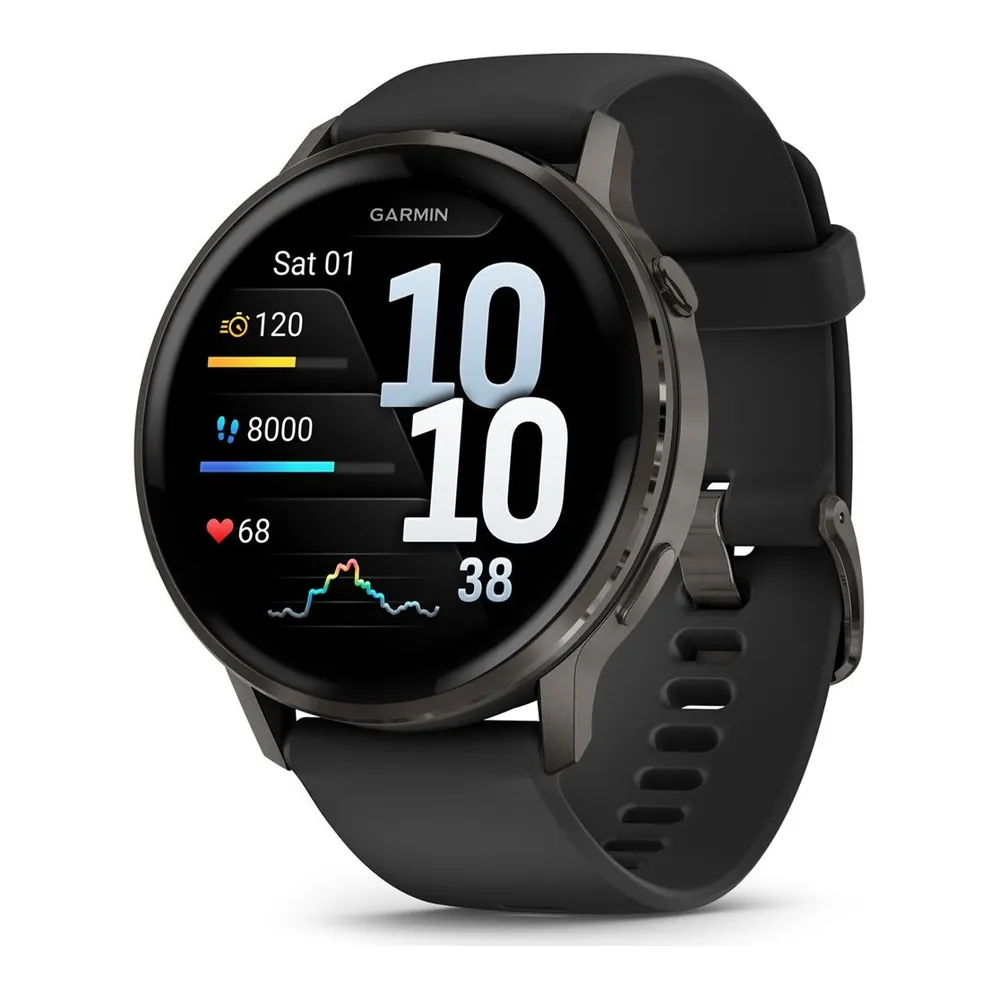 Garmin Venu 4 41 мм Black Silicone Band — фото 1