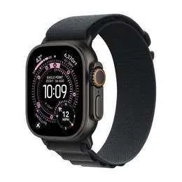 Apple Watch Ultra 3 49 мм Black Alpine Loop (M) — вид спереди