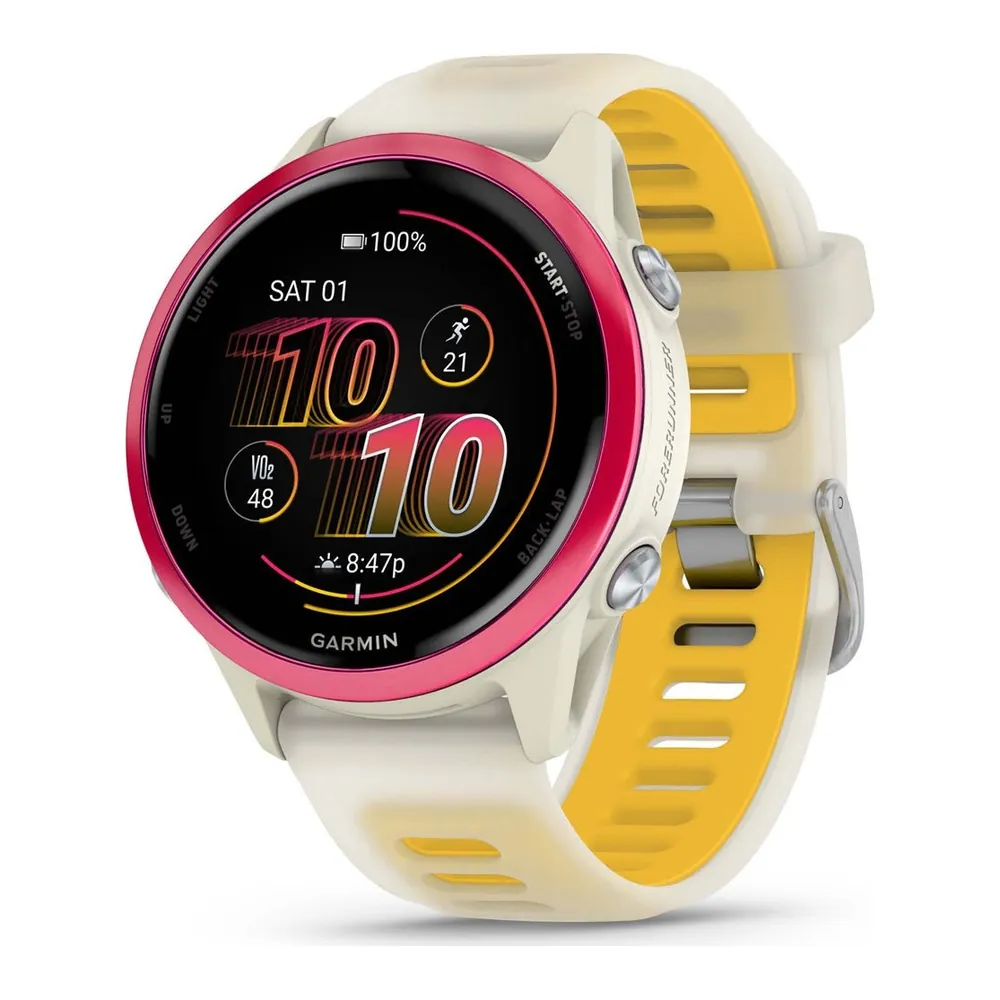 Garmin Forerunner 570 42 мм Bone/Raspberry/Mango — фото 1