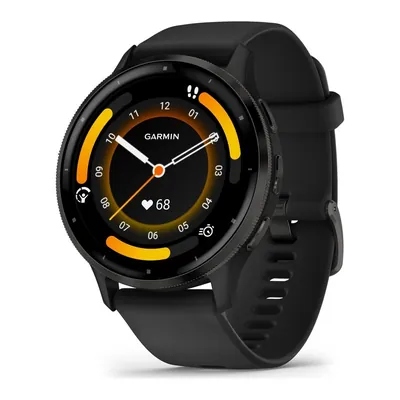 Garmin Venu 3 45 мм Black Silicone Band