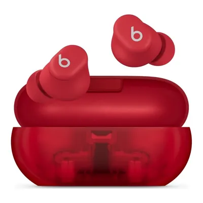 Beats Solo Buds Transparent Red