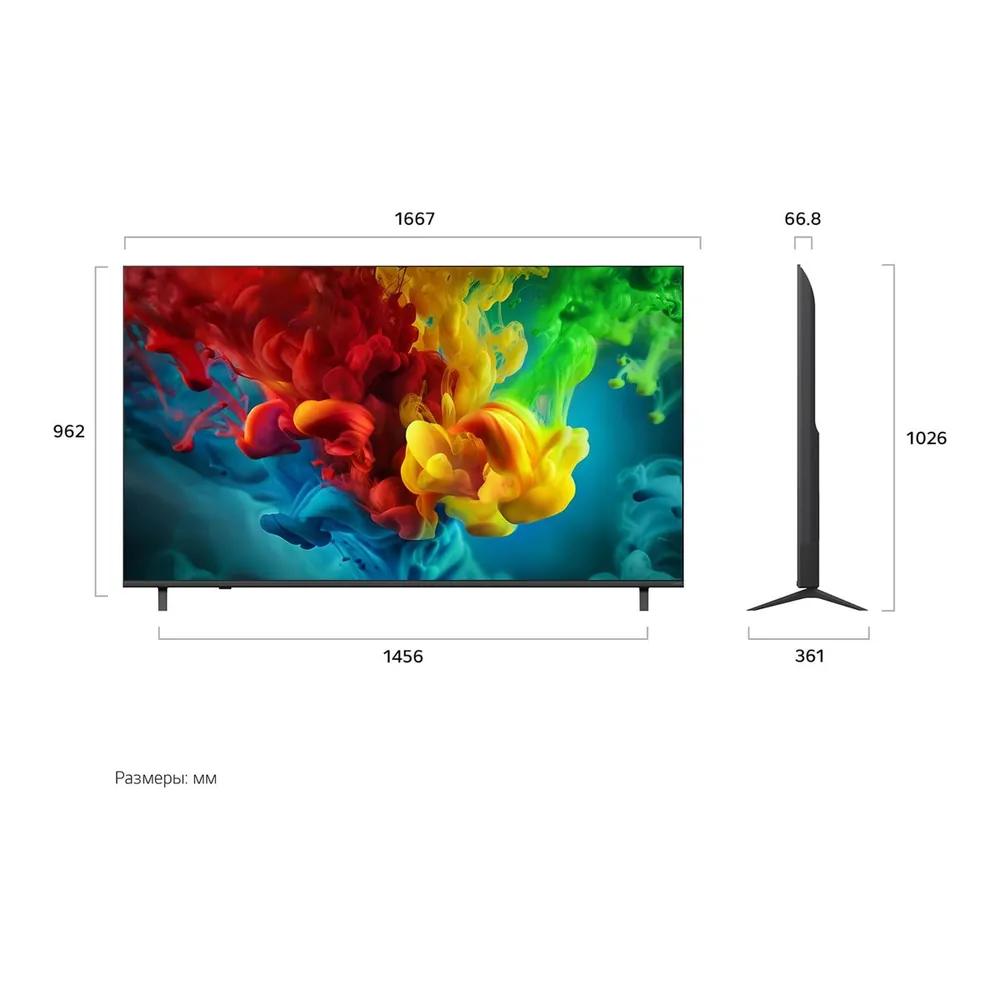 LG 75QNED83B6A.ARUG, 75" — фото 2