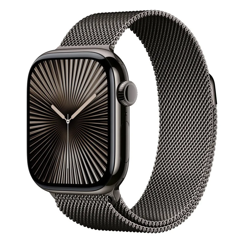 Apple Watch Series 10 Milanese Loop — вид спереди
