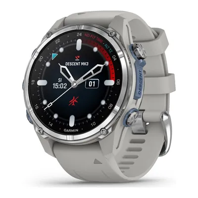 Garmin Descent Mk3 43 мм Stainless Steel/Fog Gray