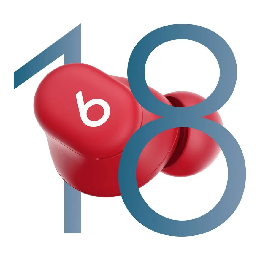 Beats Solo Buds Transparent Red — фото 3