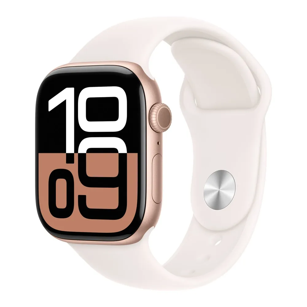 Apple Watch Series 10 46 мм Sport Band (M/L) — вид спереди