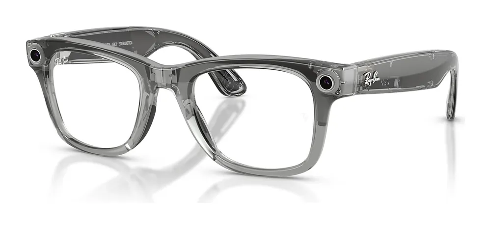 Ray-Ban Wayfarer Shiny Chalky Gray (Standard) — вид спереди