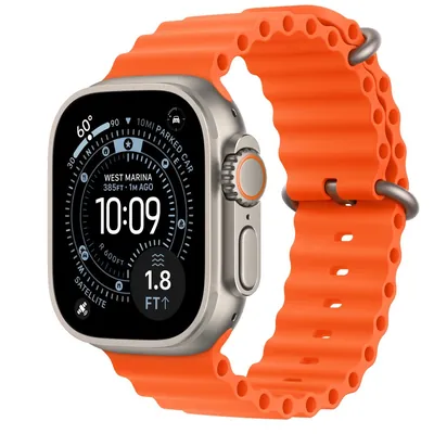 Apple Watch Ultra 2 49 мм Orange Ocean Band