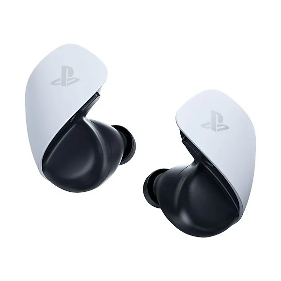 Sony Pulse Explore Wireless Earbuds White — вид спереди