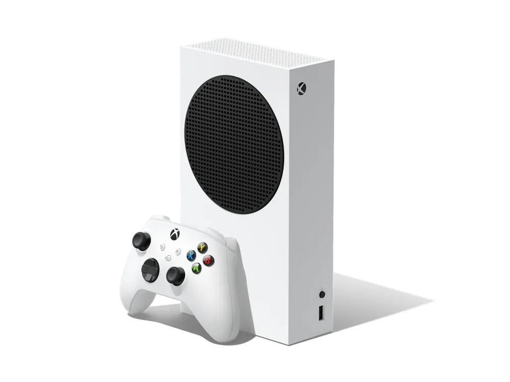 Microsoft Xbox Series S — вид спереди