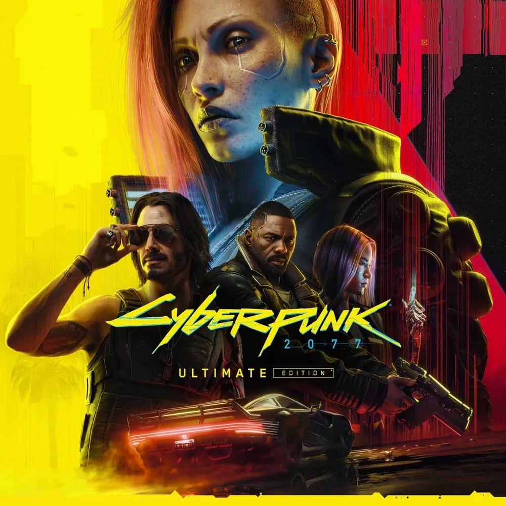 Cyberpunk 2077: Ultimate Edition (PS5) — вид спереди