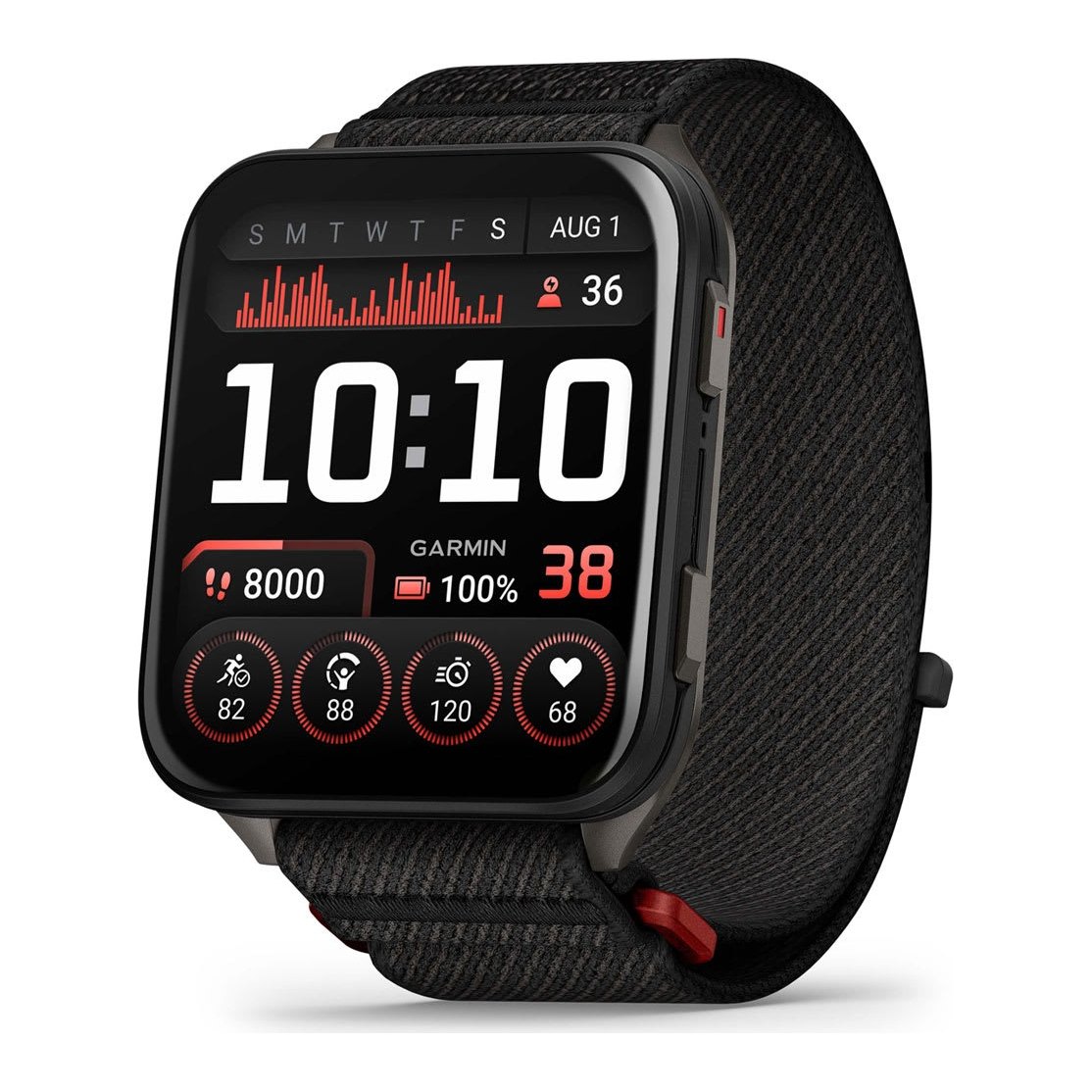 Garmin Venu X1 51 мм Black Nylon Band