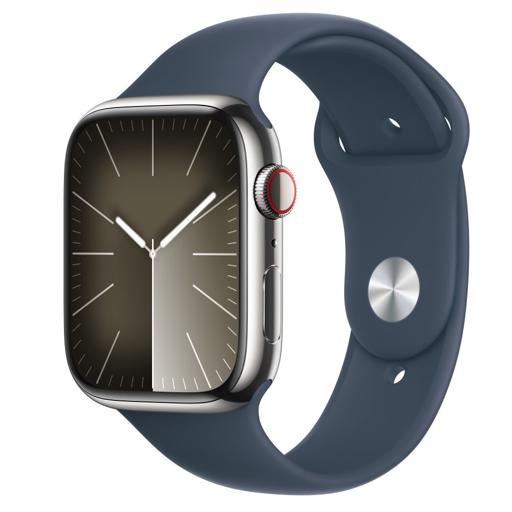 Apple Watch Series 9 45 мм Storm Blue Sport Band (S/M)