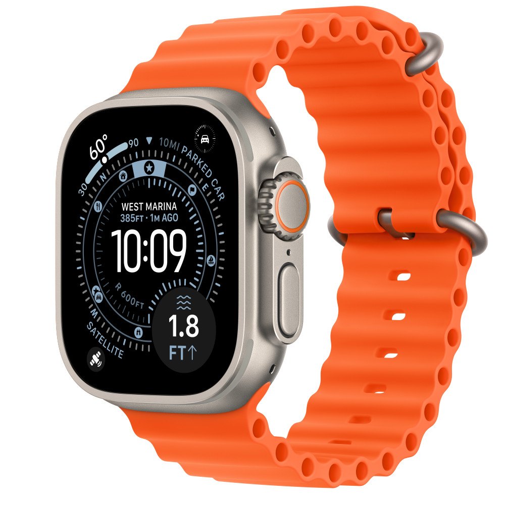 Apple Watch Ultra 2 49 мм Orange Ocean Band
